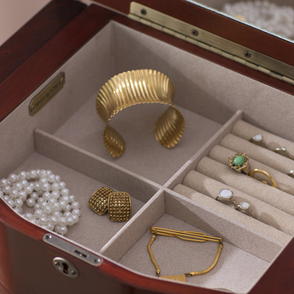 Astoria Grand Kennell 14'' Wide Freestanding Jewelry Armoire & Reviews